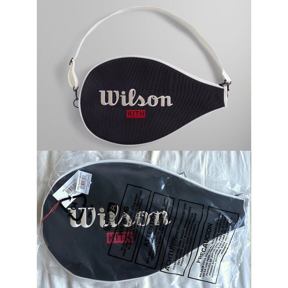 Kith Accessories In Hand New Kith For Wilson 223 Retro Racket Cover Tennis Racquet Black
